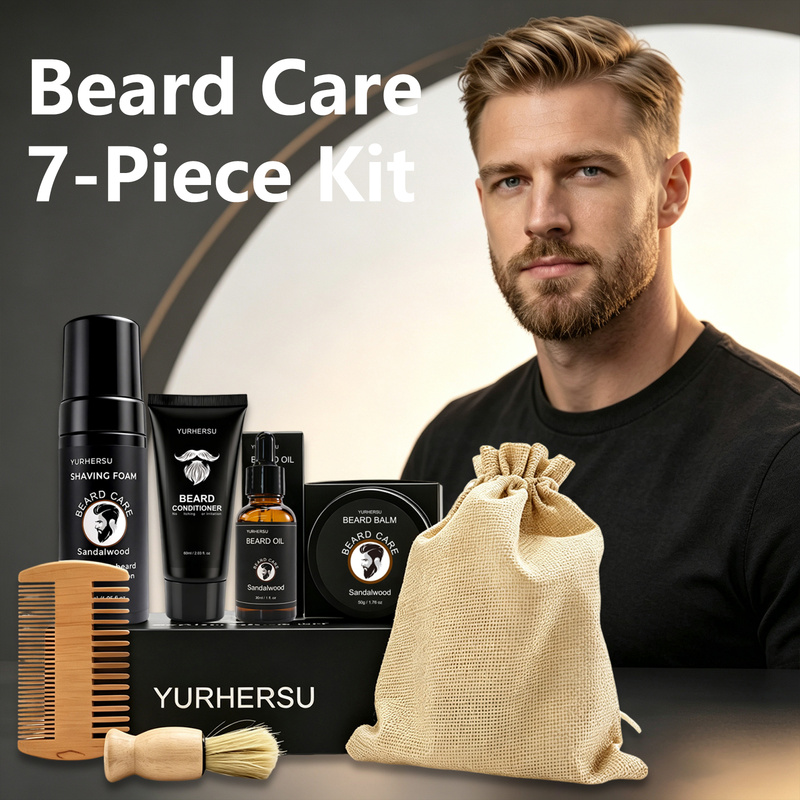 Grooming Kit - Beard Grooming Kit 7 Pcs Beard