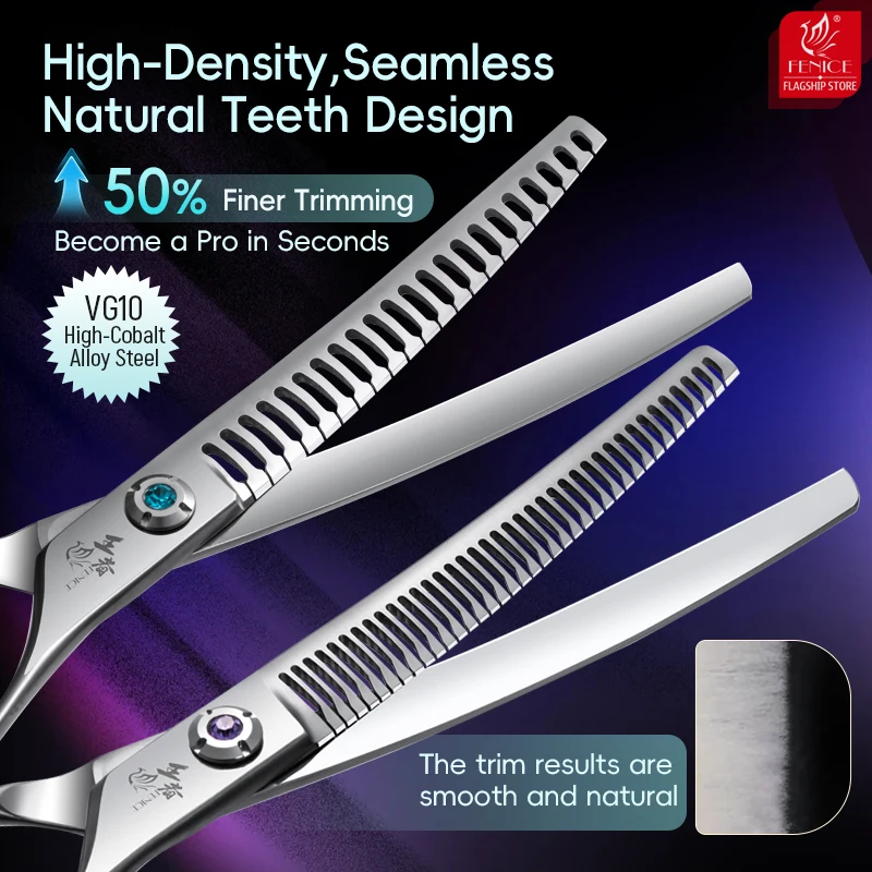 Fenice King Series 7 Inch VG10 - огляд і ціна Grooming Scissors