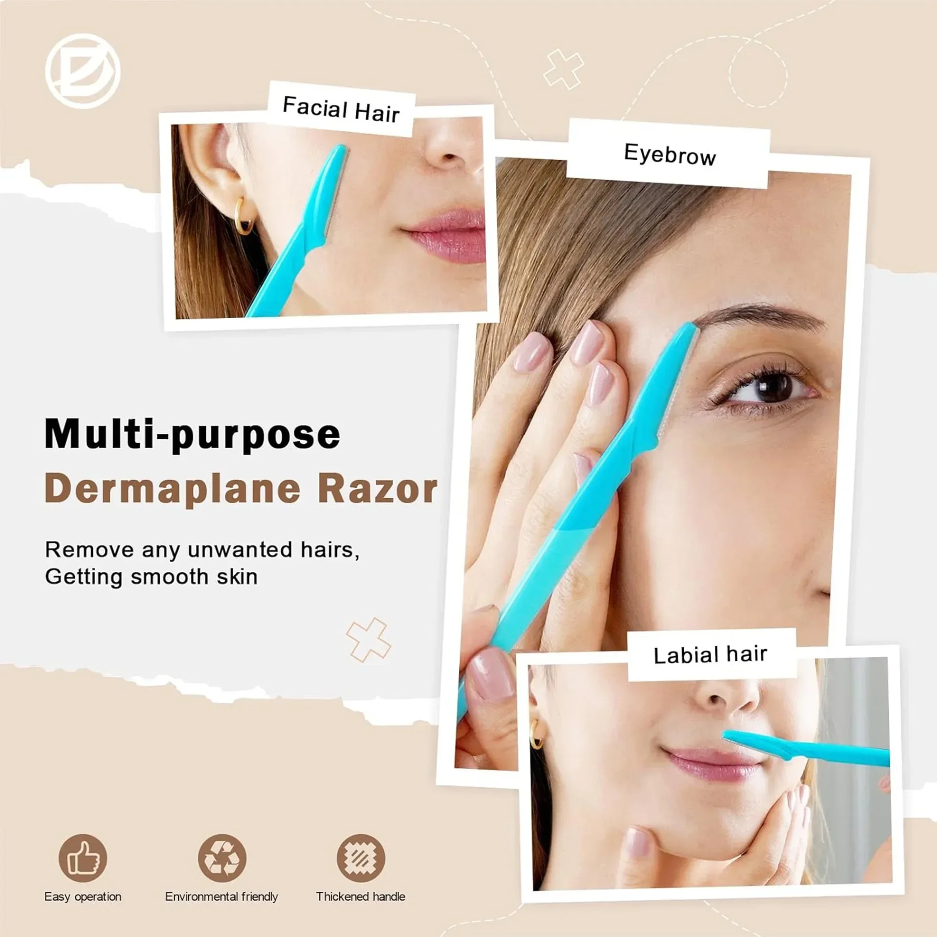 5/40Pcs Eyebrow Trimmer Face B - огляд і ціна Hair Clipper