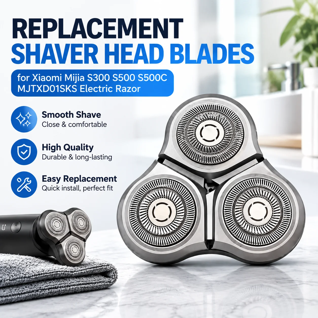 Replacement Shaver Head Blades - огляд і ціна Electric Razor