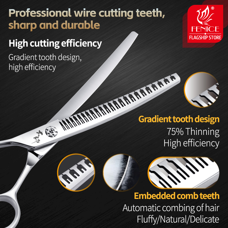 Fenice Professional Left-Hande - огляд і ціна Grooming Scissors