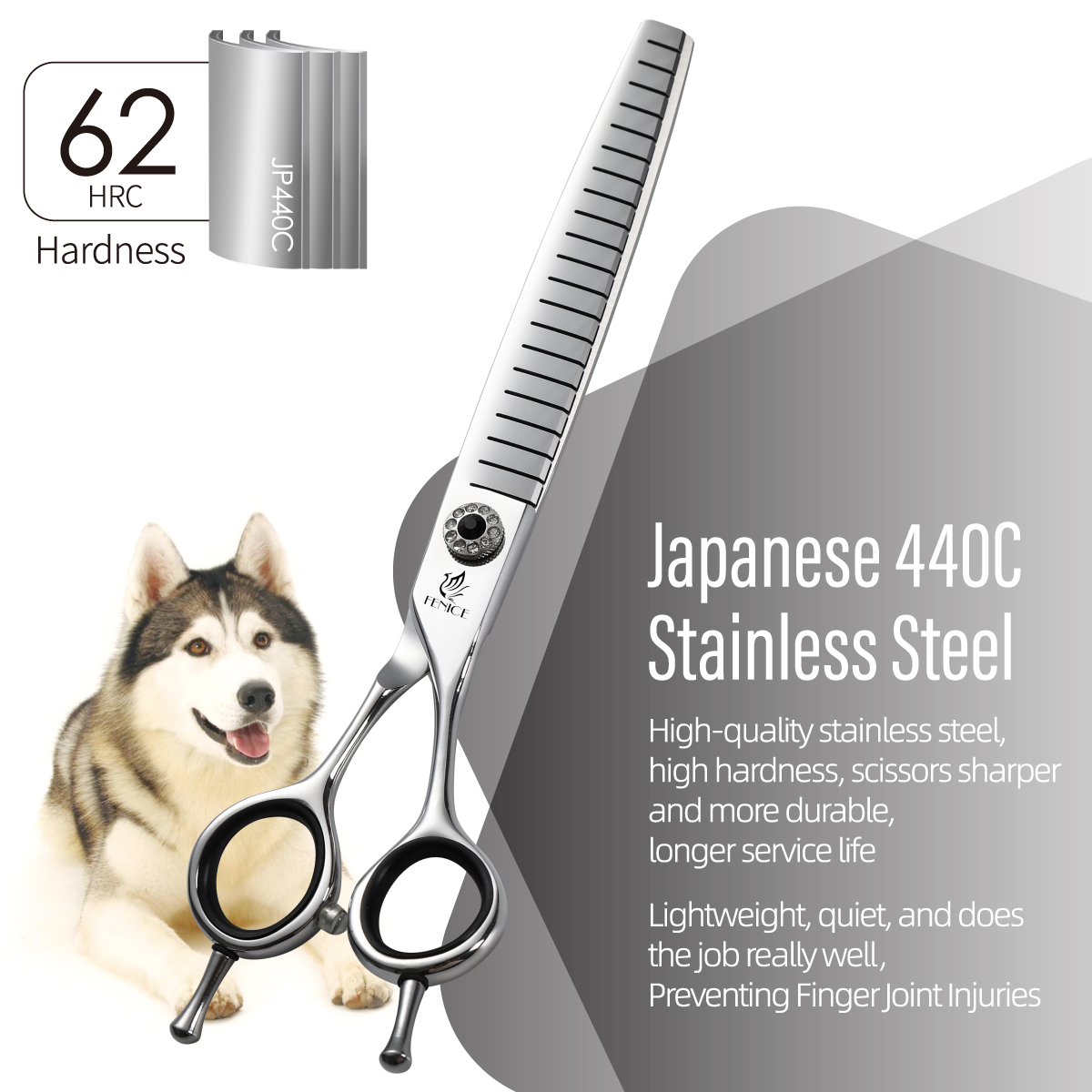 Fenice JP440C 7 inch Pet Fluff - огляд і ціна Grooming Scissors