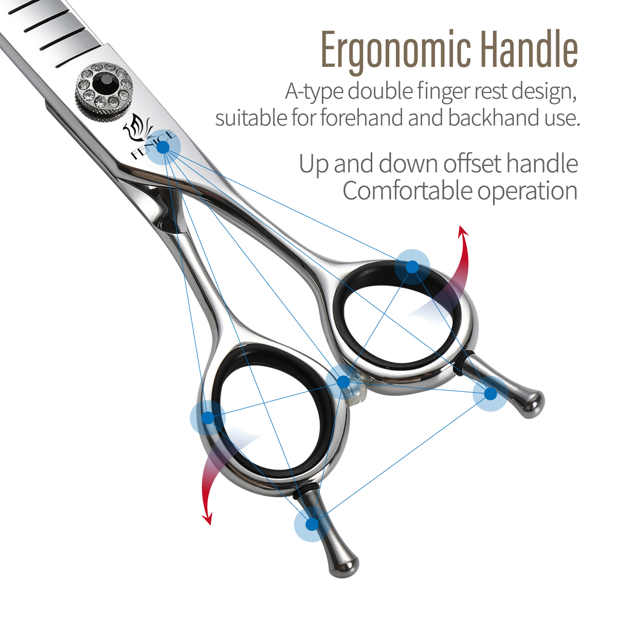Fenice JP440C 7 inch Pet Fluff - огляд і ціна Grooming Scissors